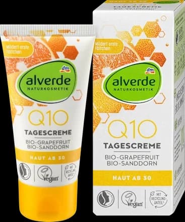 DM alverde NATURKOSMETIK Day face cream with coenzyme Q10 30+ - 50 ml
