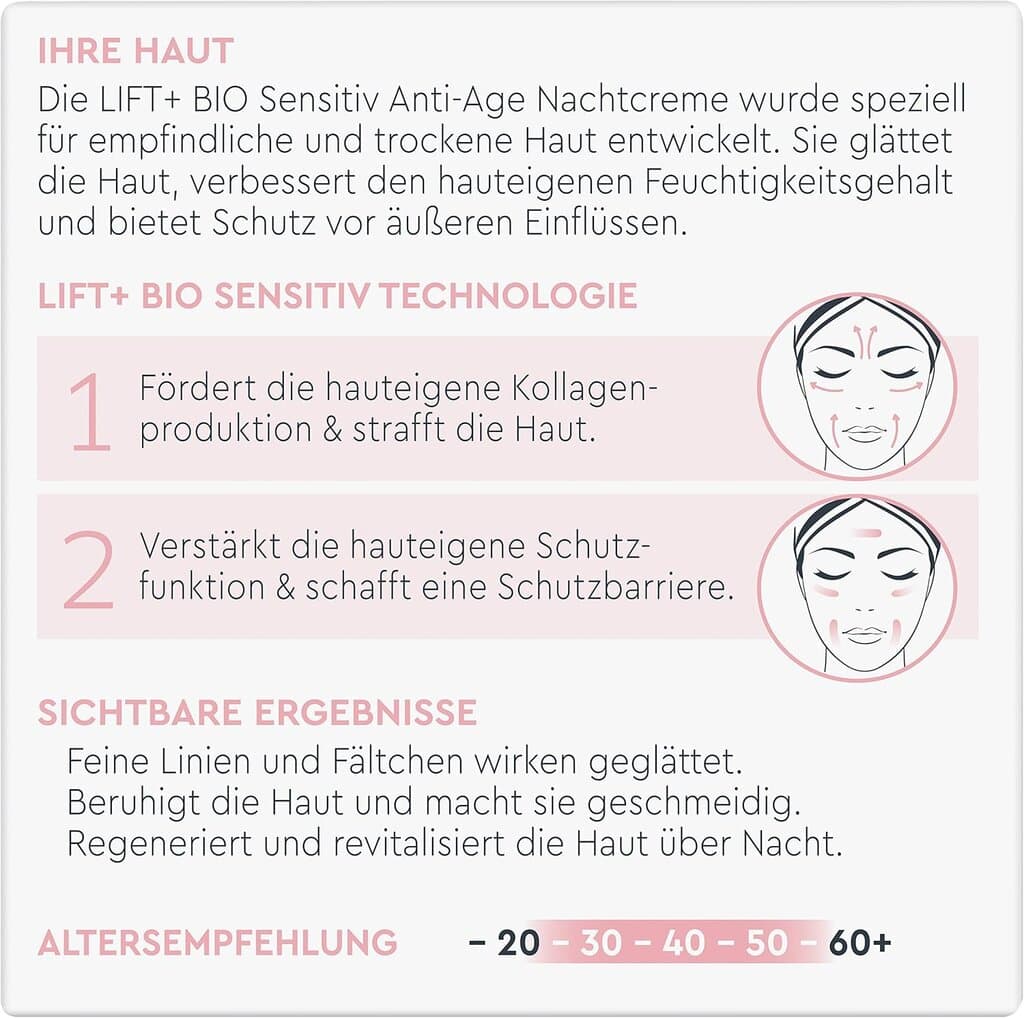 Diadermine Lift+ Bio Sensitive Anti-Age Night Cream - 50ml 3