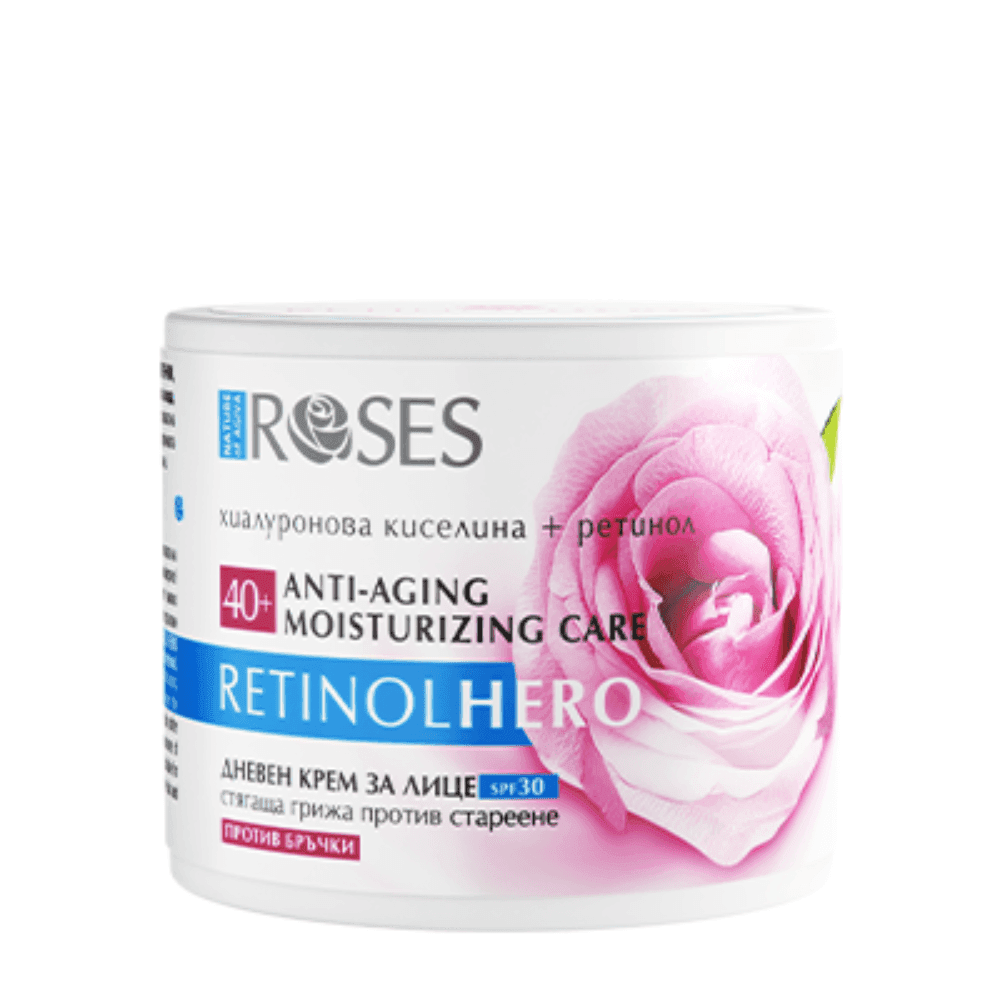 Retinol Hero аnti-wrinkle face and neck cream Nature of Agiva Roses - 50ml 1