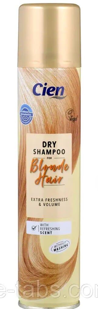 Cien Blond Hair Dry Shampoo for Light Hair - 200ml