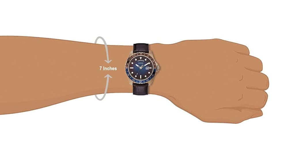 GUESS Men's Watch 44mm - GW0221G2 (Brown) 4