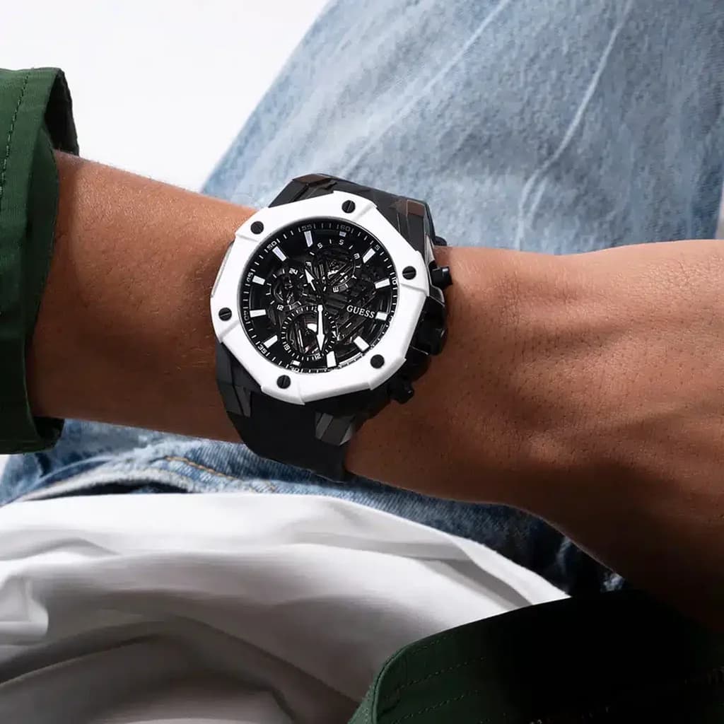GUESS Men's Watch 47mm - GW0579G1 (Black) 7