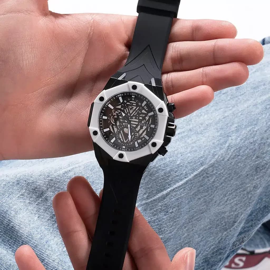 GUESS Men's Watch 47mm - GW0579G1 (Black) 8