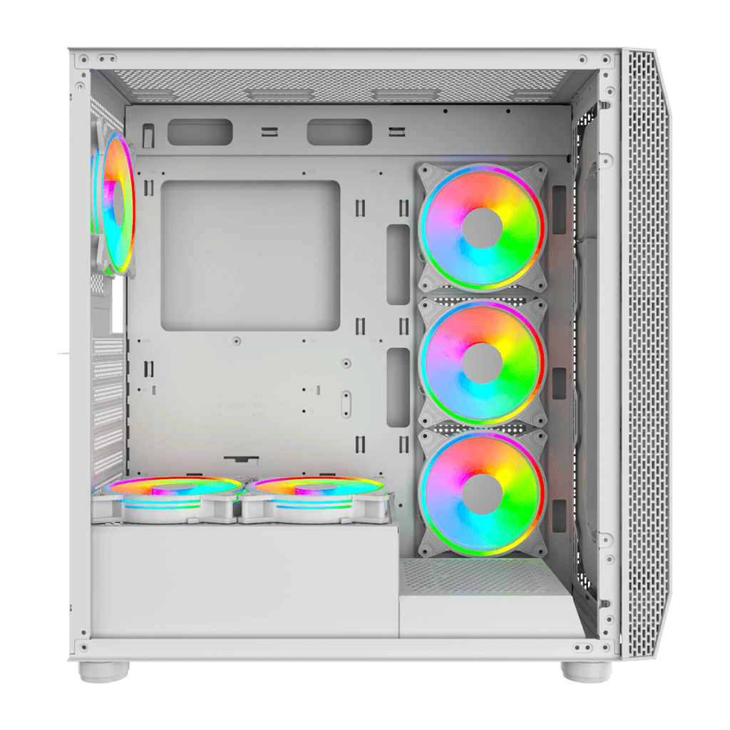 GamesMaster MX700 Computer Case - White 3