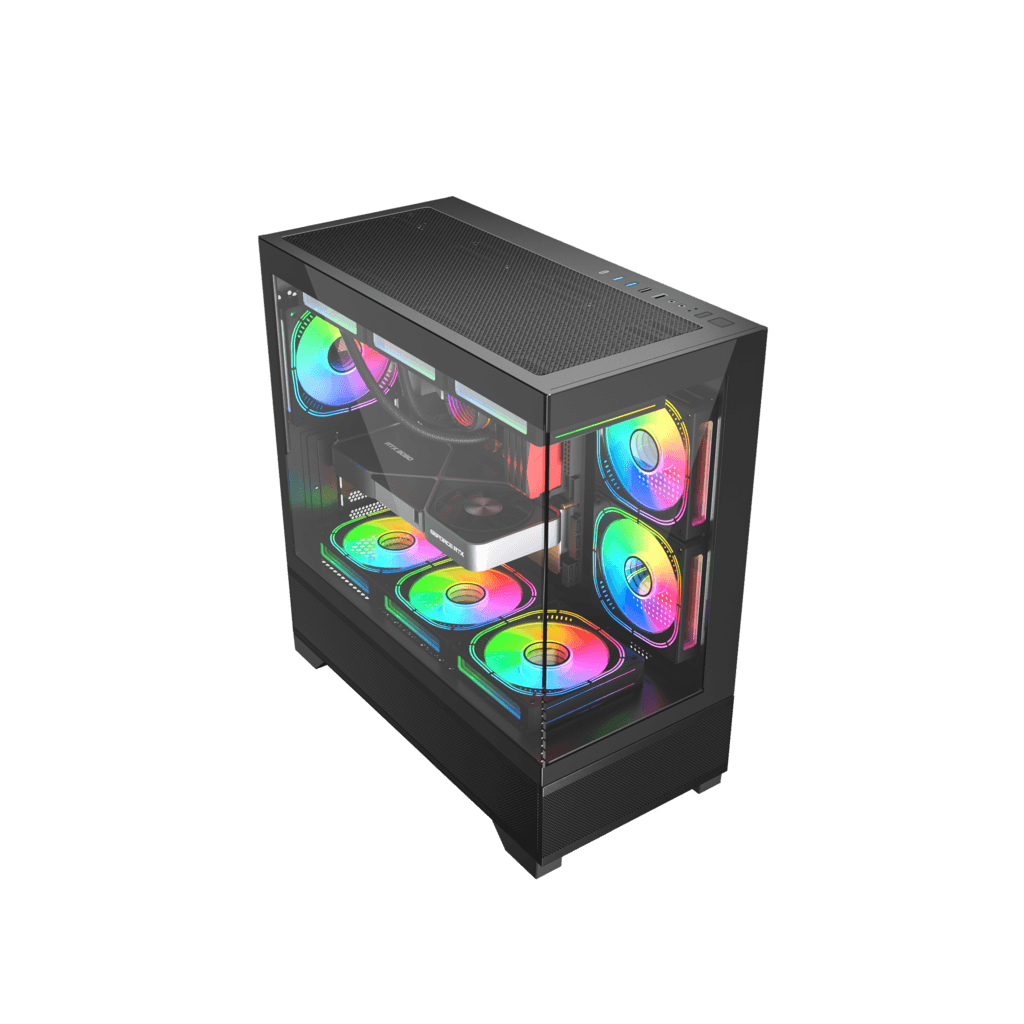 GamesMaster ME200 Computer Case - Black 5