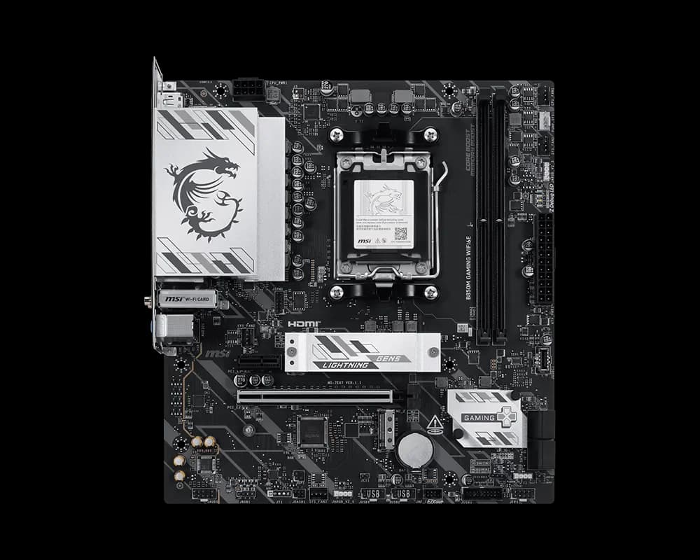 MSI B850M GAMING WIFI6E AMD Motherboard 2