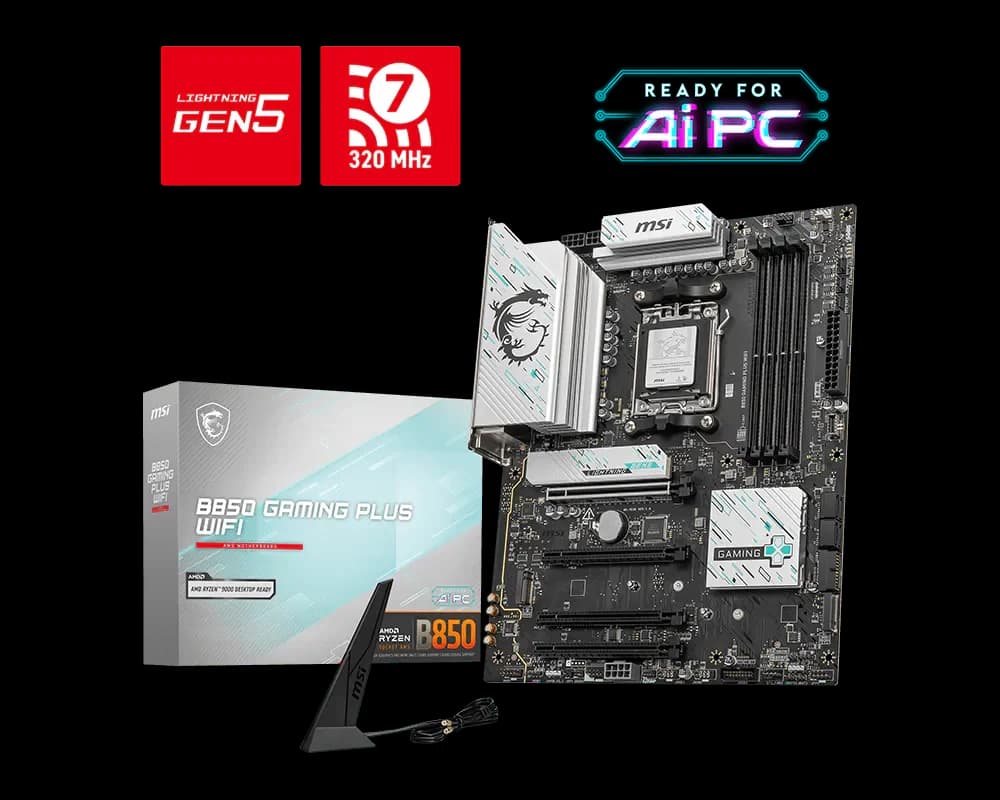 MSI B850 GAMING PLUS WIFI AMD Motherboard