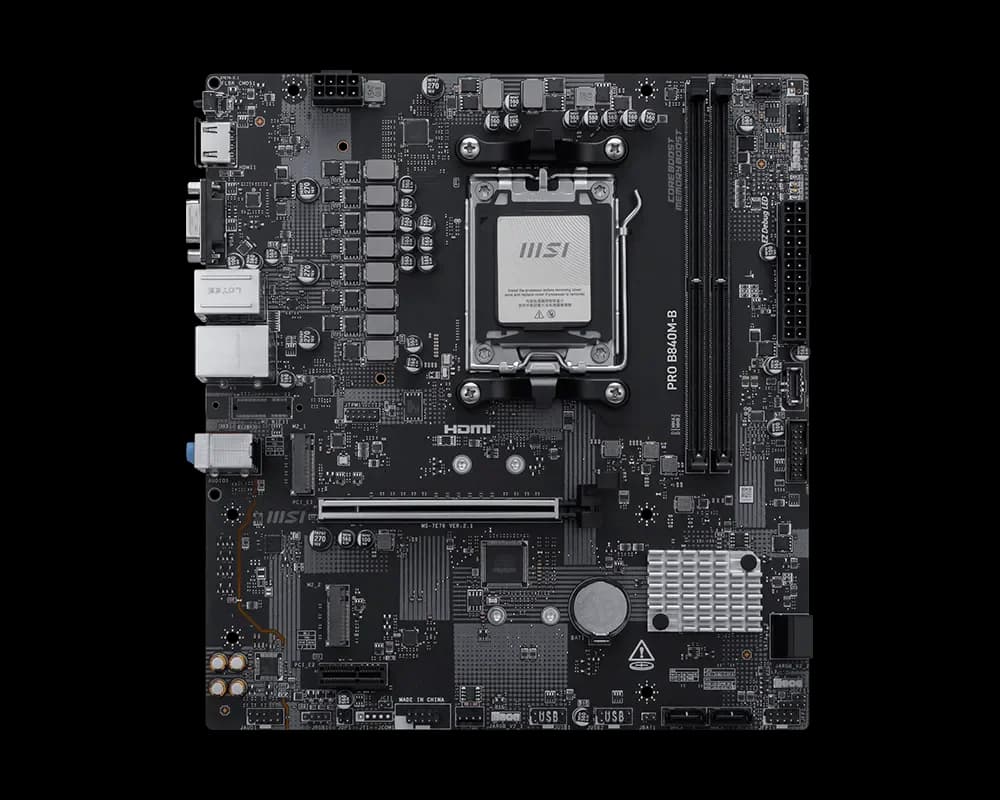 MSI PRO B840M-B AMD Motherboard 2