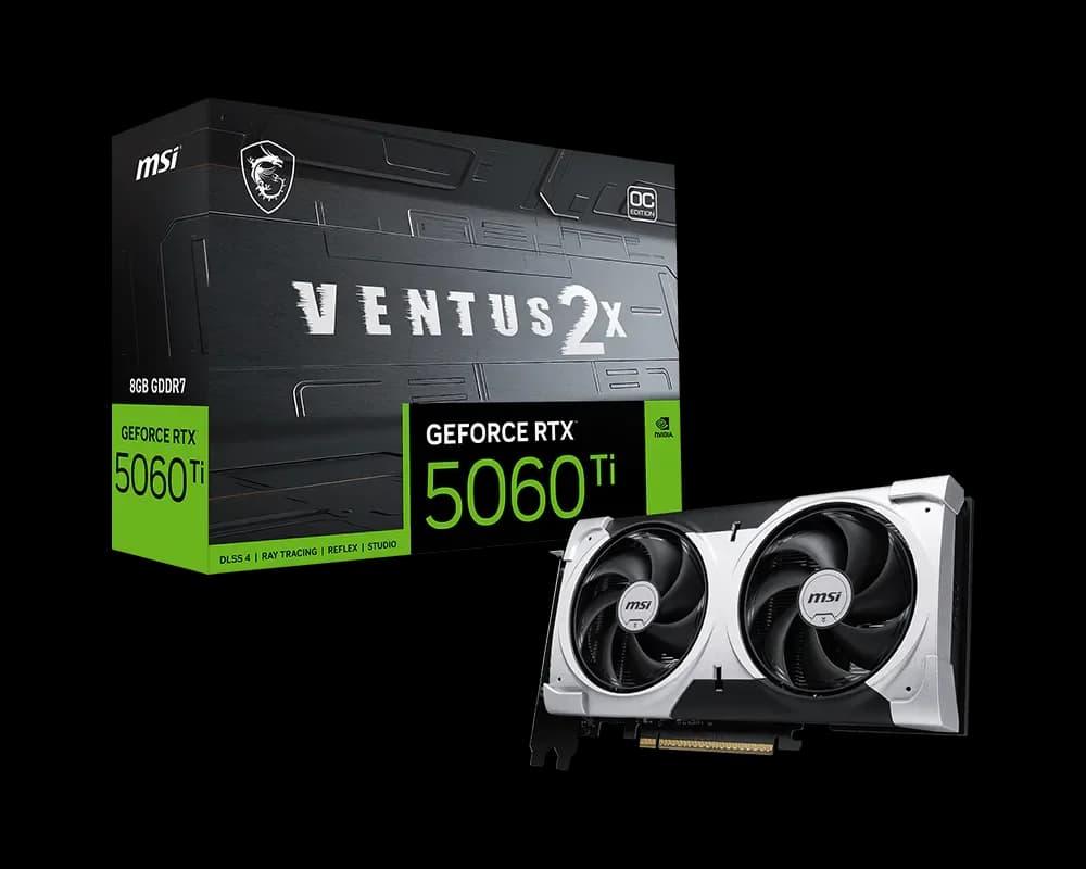 MSI GeForce RTX 5060 Ti 8G VENTUS 2X OC PLUS Graphic Card