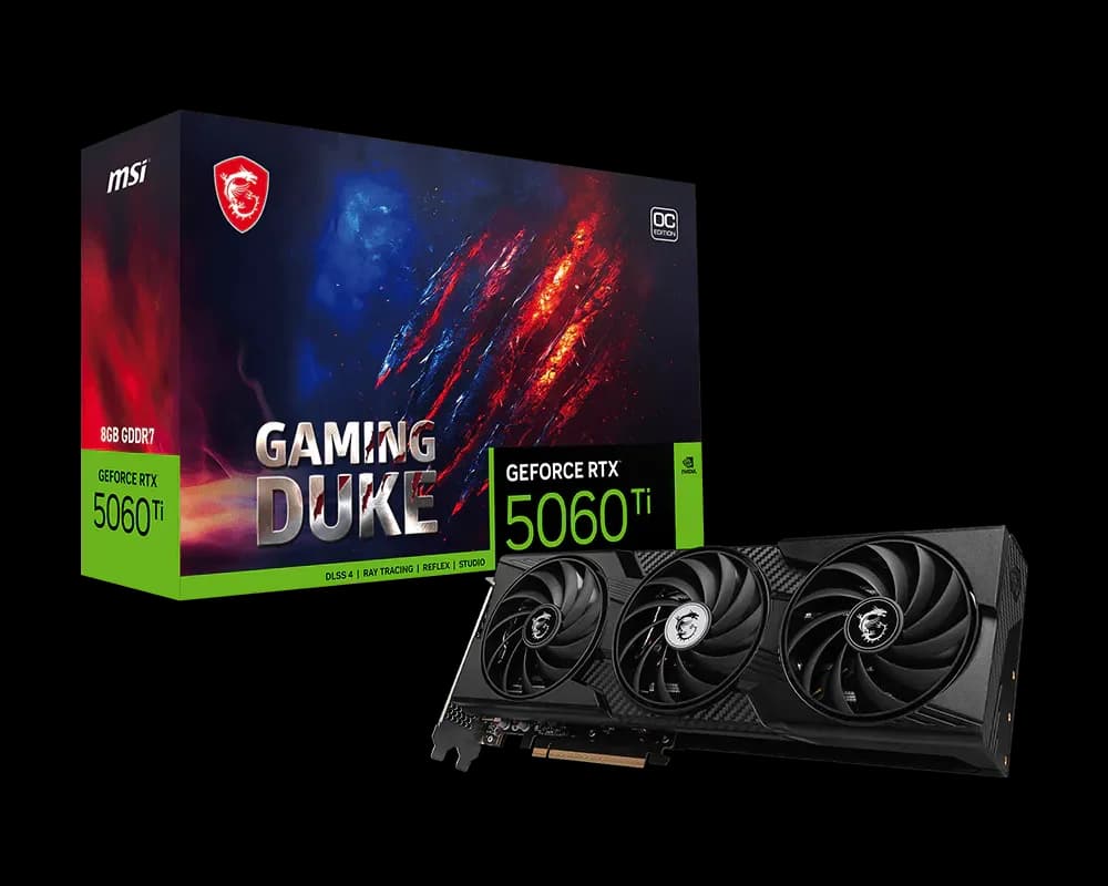 MSI GeForce RTX 5060 Ti 8G GAMING DUKE 3X OC Graphic Card