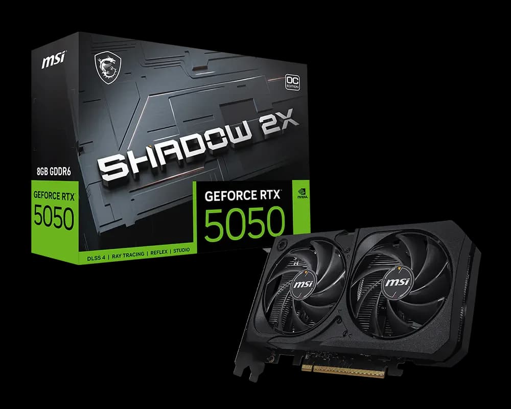 MSI GeForce RTX 5050 8G SHADOW 2X OC Graphic Card