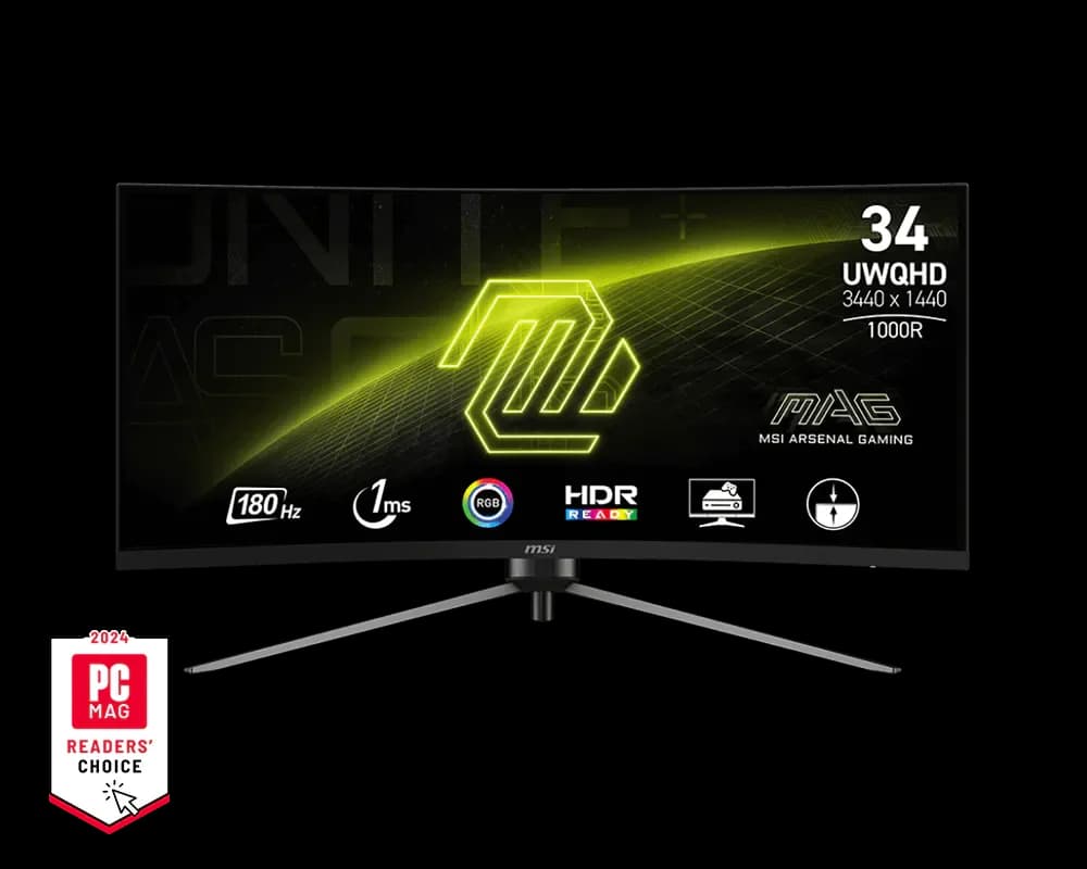 MSI MAG 345CQR Gaming Monitor 1