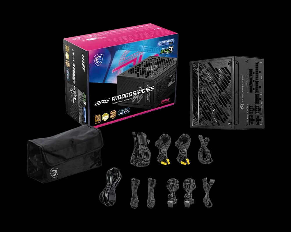MSI MPG A1000GS PCIE5 Power Supply 5