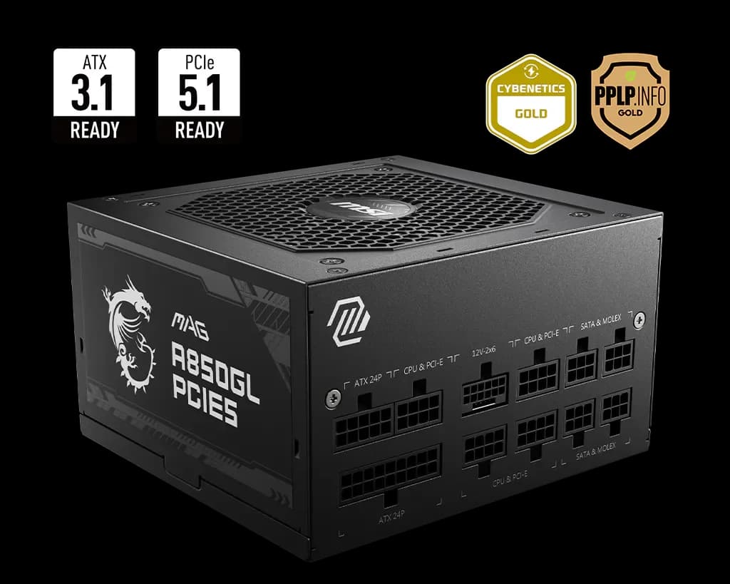 MSI MAG A850GL PCIE5 Power Supply