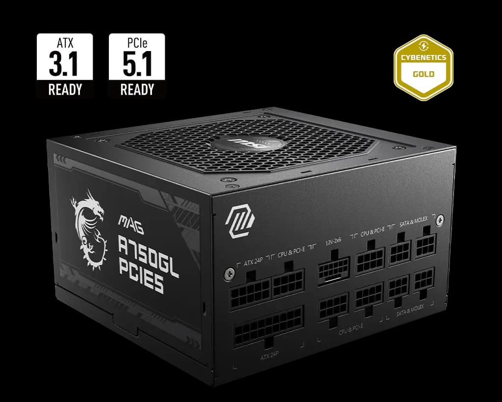 MSI MAG A750GL PCIE5 Power Supply