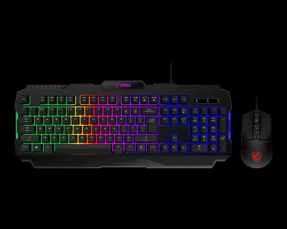 MSI FORGE GK100 COMBO AR Mouse & Keyboard Combo