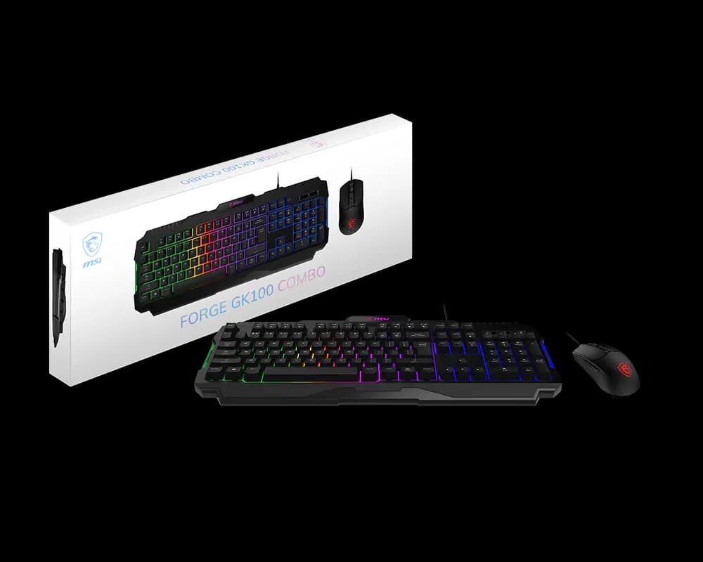 MSI FORGE GK100 COMBO AR Mouse & Keyboard Combo 5