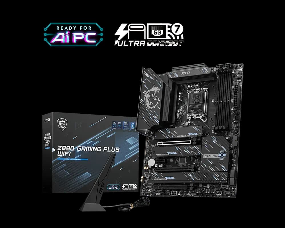 MSI Z890 GAMING PLUS WIFI Intel Motherboard