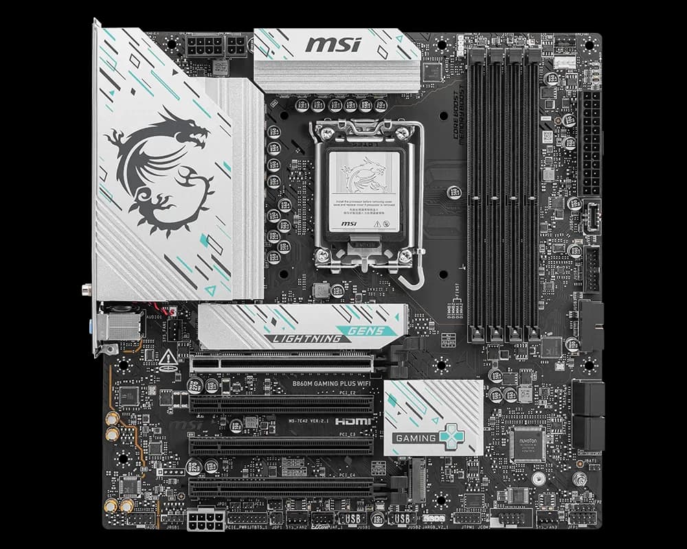 MSI B860M GAMING PLUS WIFI Intel Motherboard
