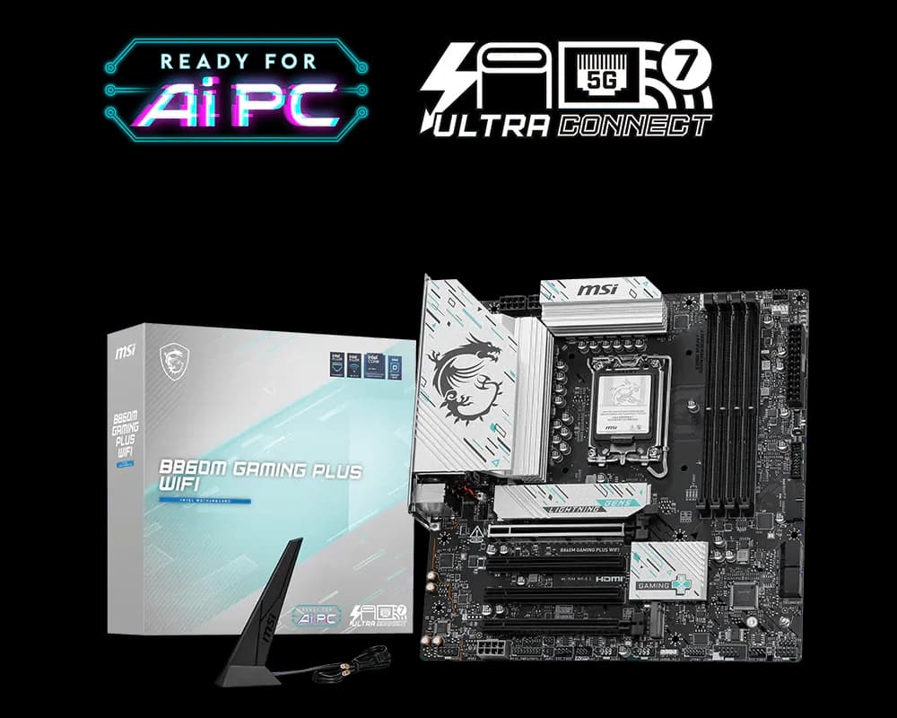 MSI B860M GAMING PLUS WIFI Intel Motherboard 2