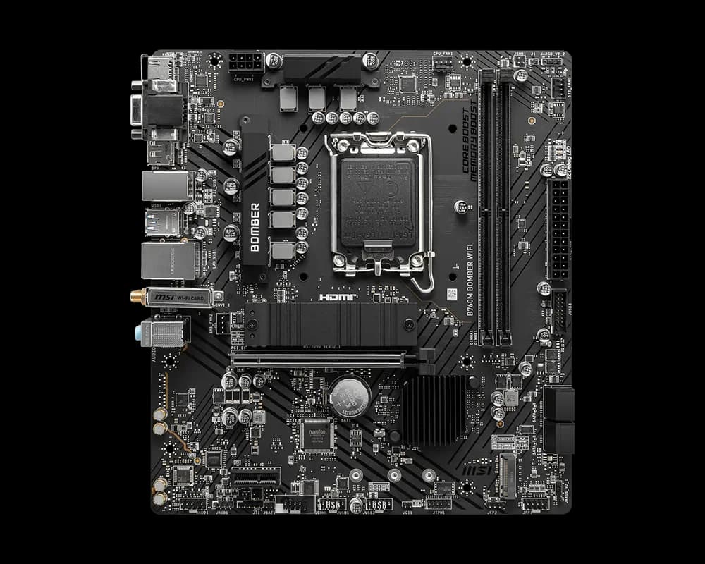MSI B760M BOMBER WIFI Intel Motherboard