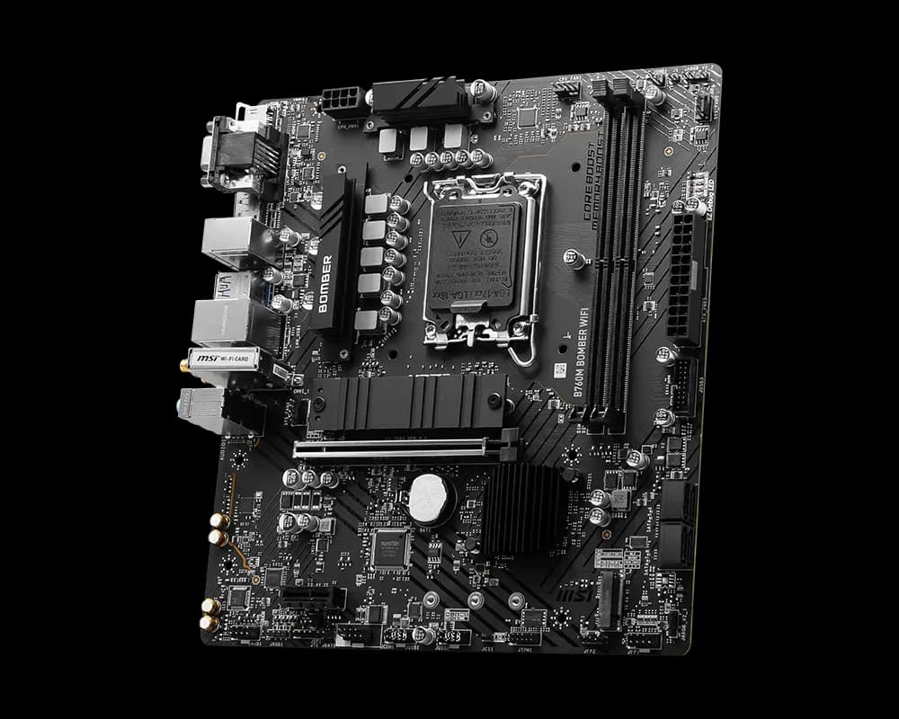 MSI B760M BOMBER WIFI Intel Motherboard 3