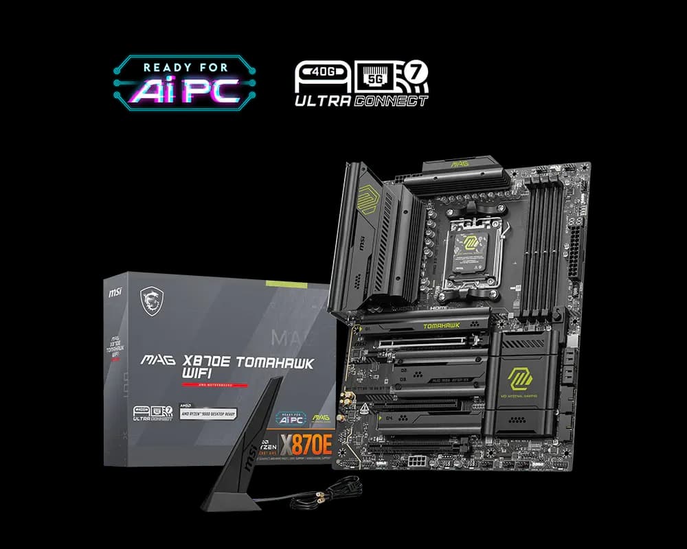 MSI MAG X870E TOMAHAWK WIFI AMD Motherboard