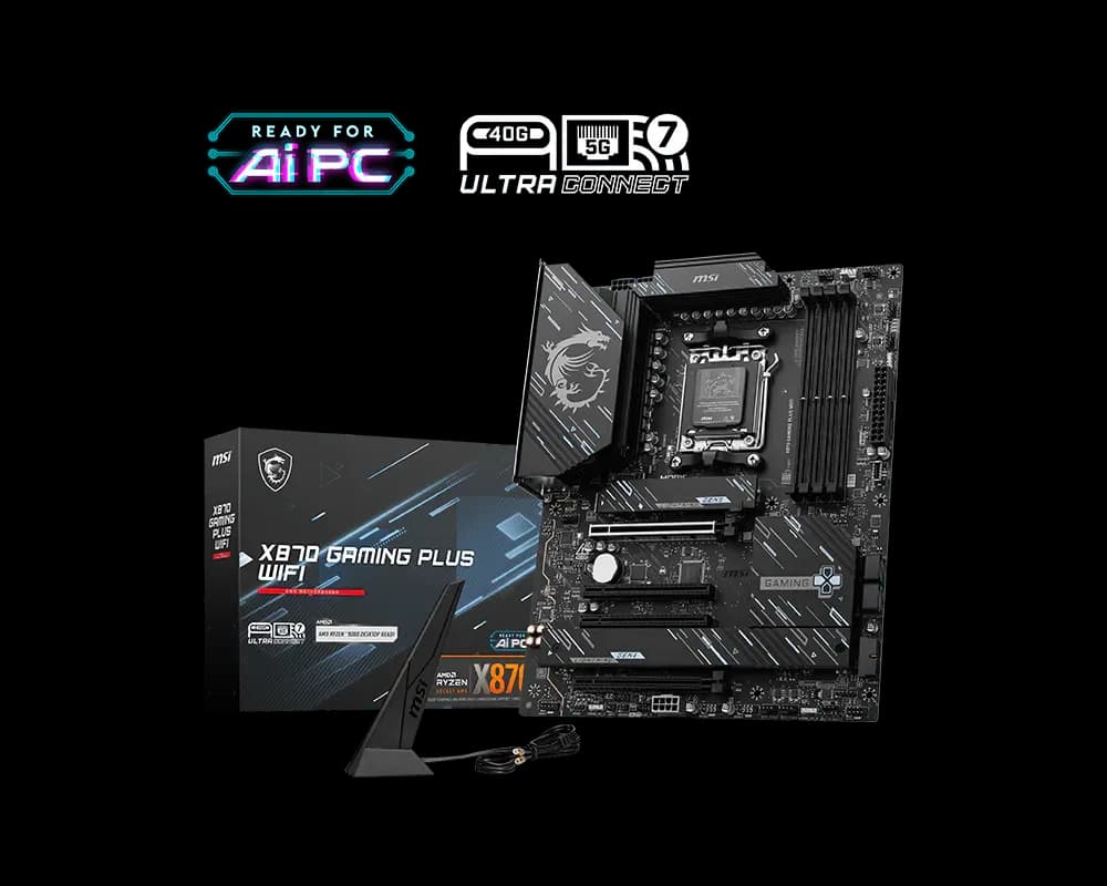MSI X870 GAMING PLUS WIFI AMD Motherboard