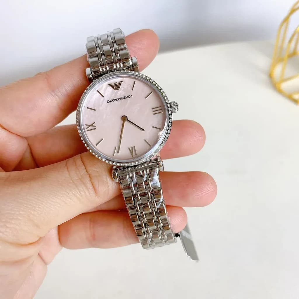 Emporio Armani Women's Watch 32mm - AR1779 (Silver) 10