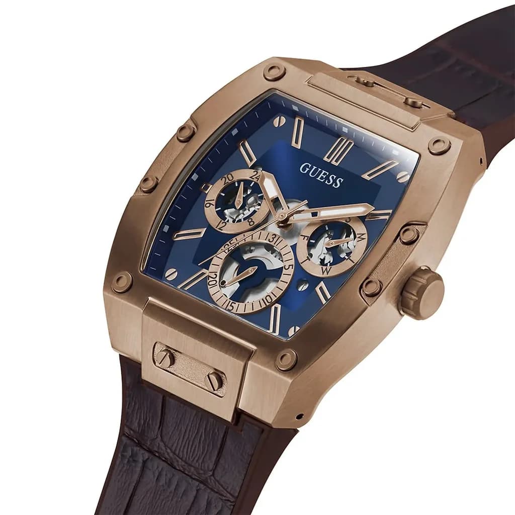 GUESS Men's Watch 43mm - GW0202G2 (Brown) 3