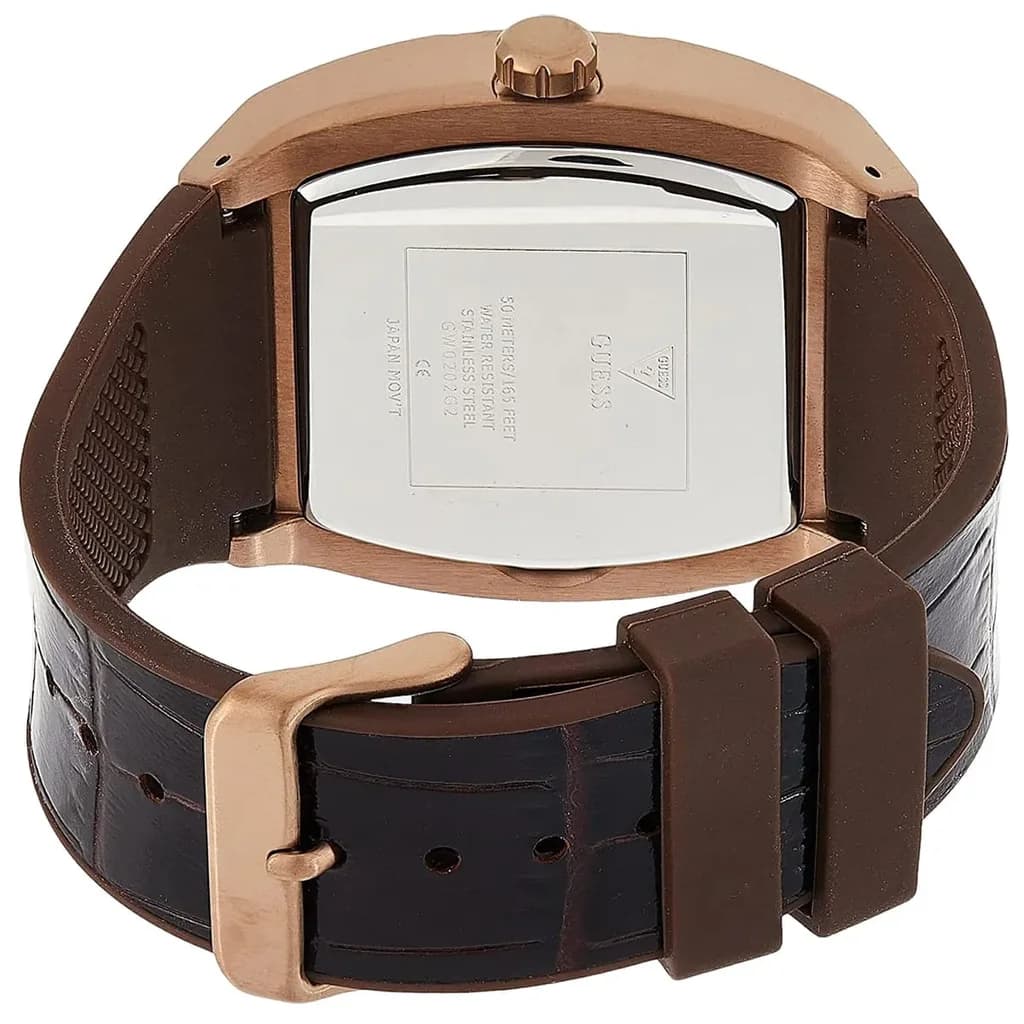 GUESS Men's Watch 43mm - GW0202G2 (Brown) 6