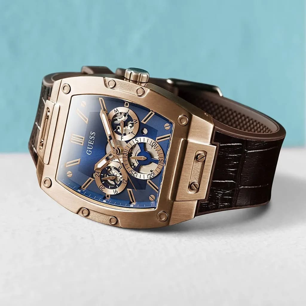GUESS Men's Watch 43mm - GW0202G2 (Brown) 7
