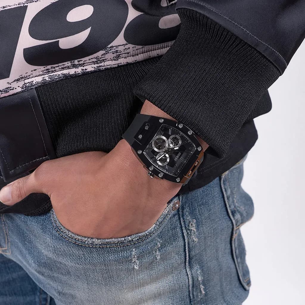 GUESS Men's Watch 43mm - GW0203G3 (Black) 7