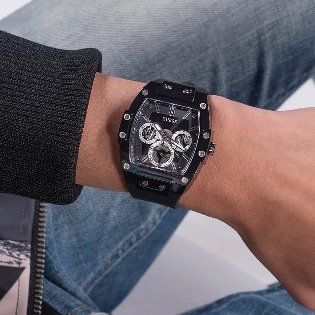 GUESS Men's Watch 43mm - GW0203G3 (Black) 8