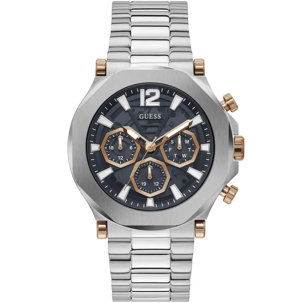 GUESS Men's Watch 46mm - GW0539G1 (Silver)
