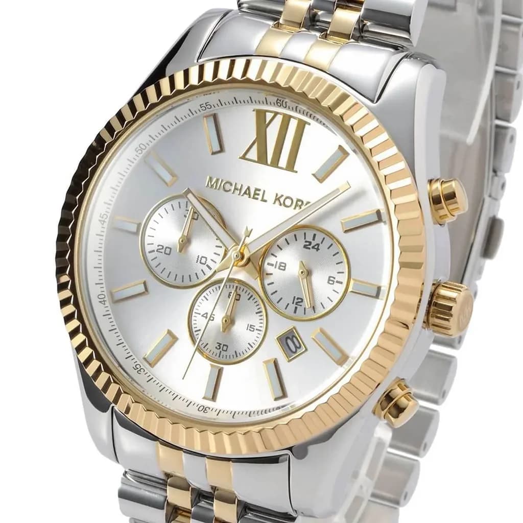 Michael Kors Analog Men's Watch 45mm - MK8344 (Silver) 7