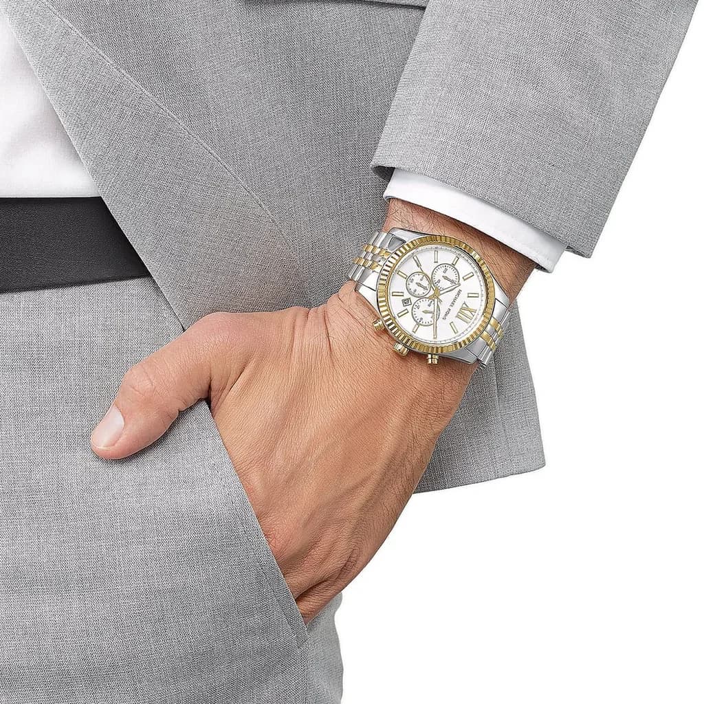 Michael Kors Analog Men's Watch 45mm - MK8344 (Silver) 11