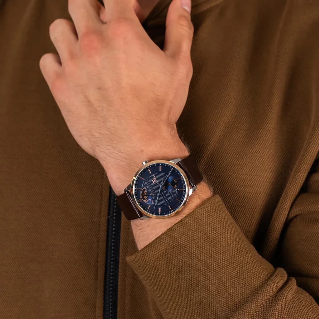 Tommy Hilfiger Men's Watch 44mm - TH.49.1.20.2650 (Brown) 9