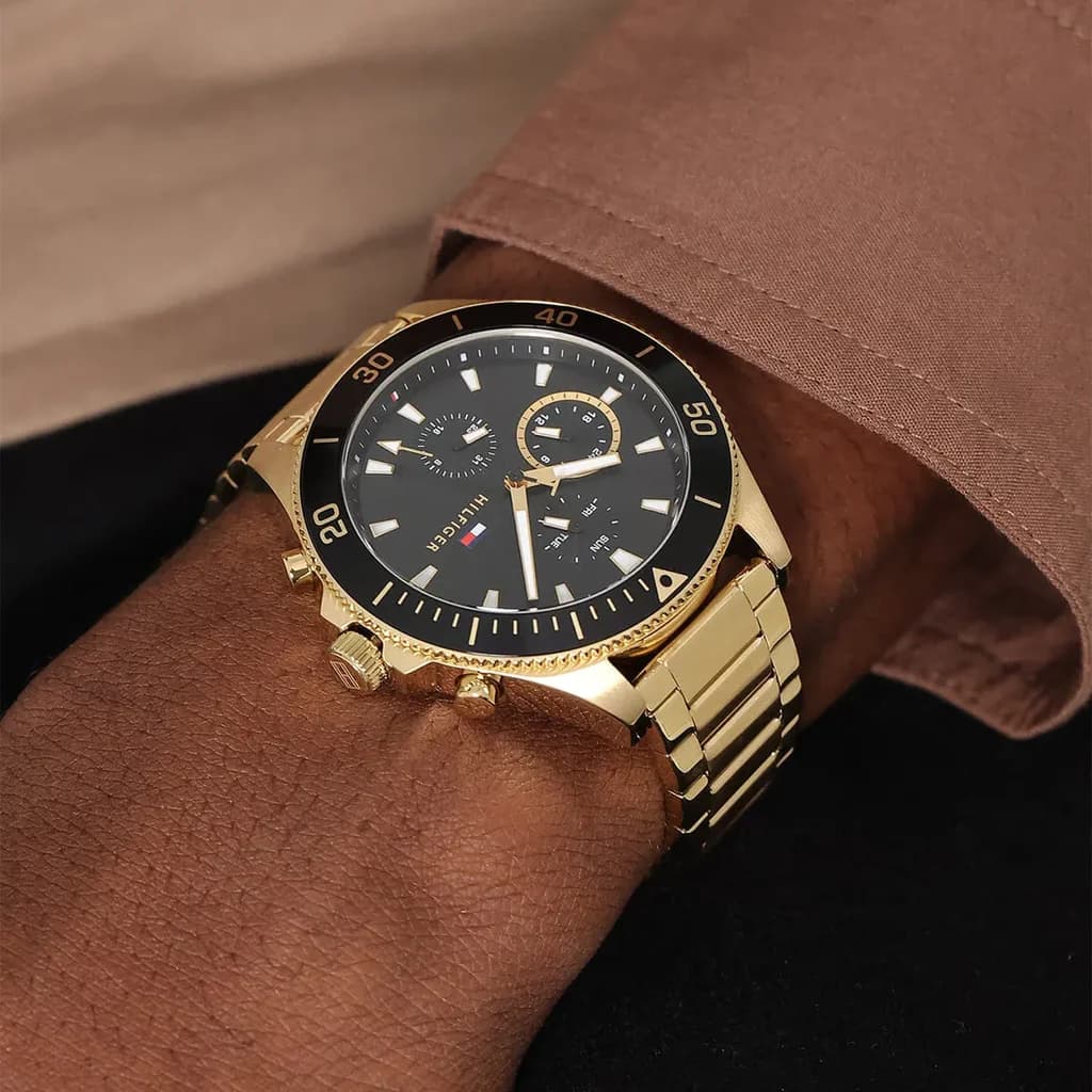 Tommy Hilfiger Men's Watch 46mm - 1791919 (Gold) 5