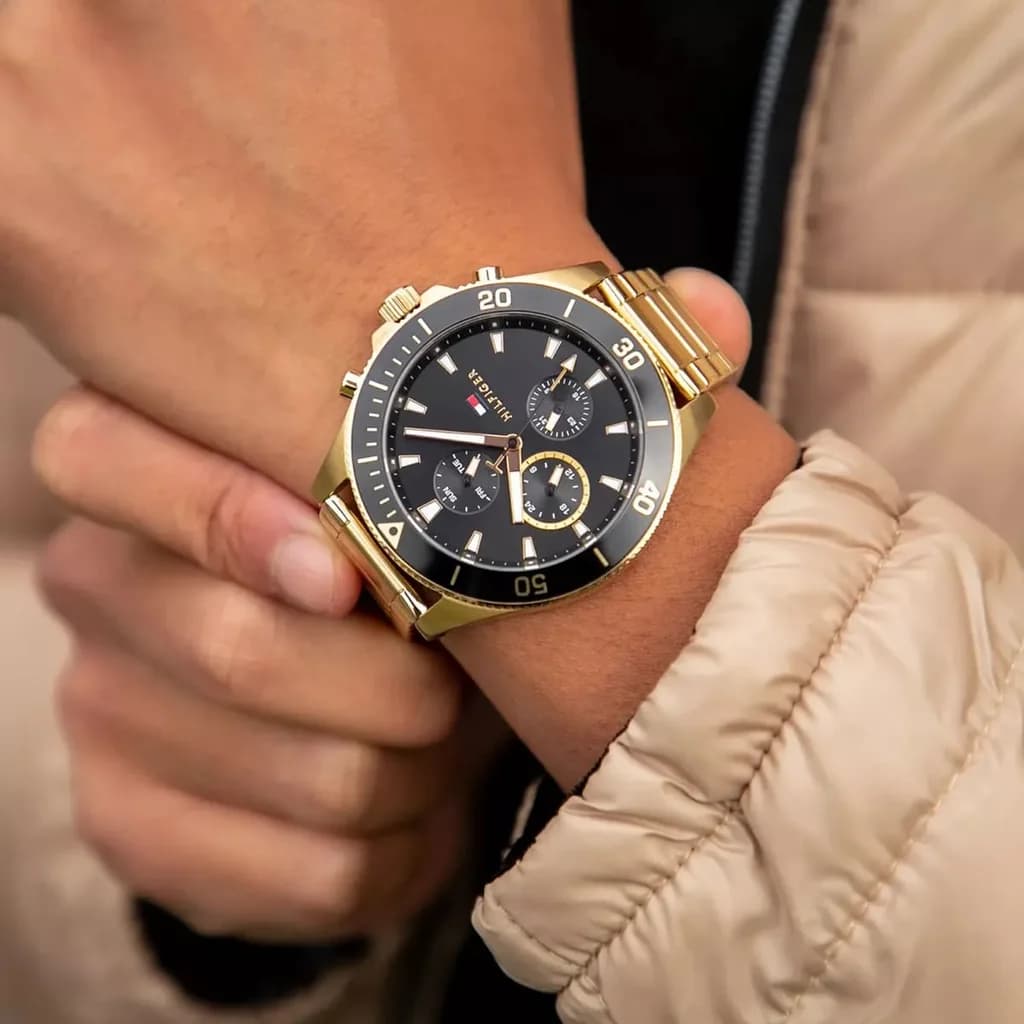Tommy Hilfiger Men's Watch 46mm - 1791919 (Gold) 7