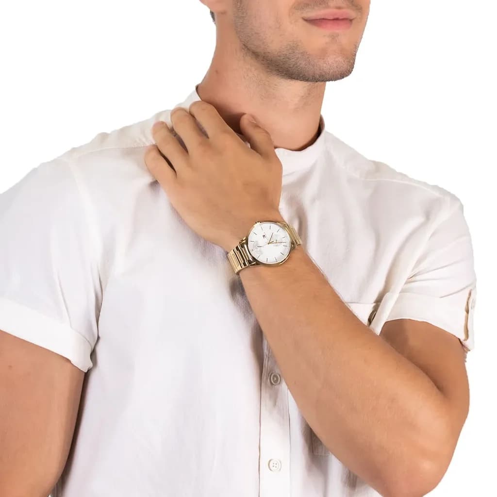 Tommy Hilfiger Men's Watch 44mm - 1791609 (Gold) 12