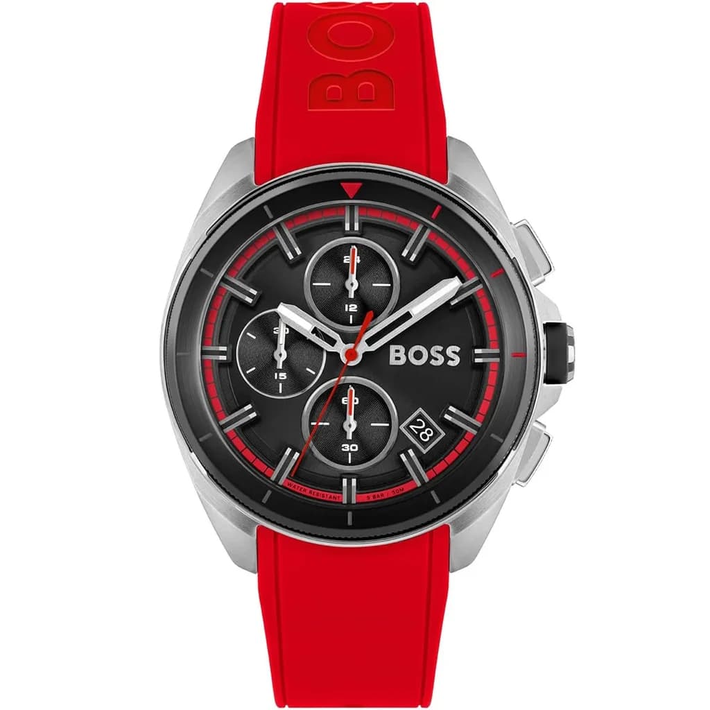 Hugo Boss Men's Watch 44mm - 1513959 (Red)