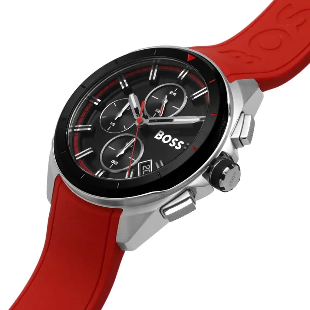Hugo Boss Men's Watch 44mm - 1513959 (Red) 4