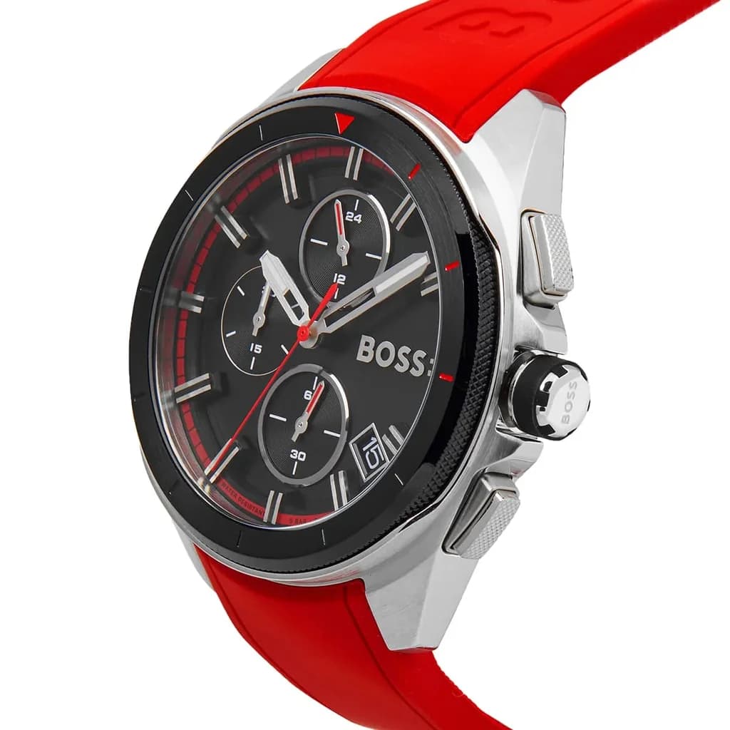 Hugo Boss Men's Watch 44mm - 1513959 (Red) 7