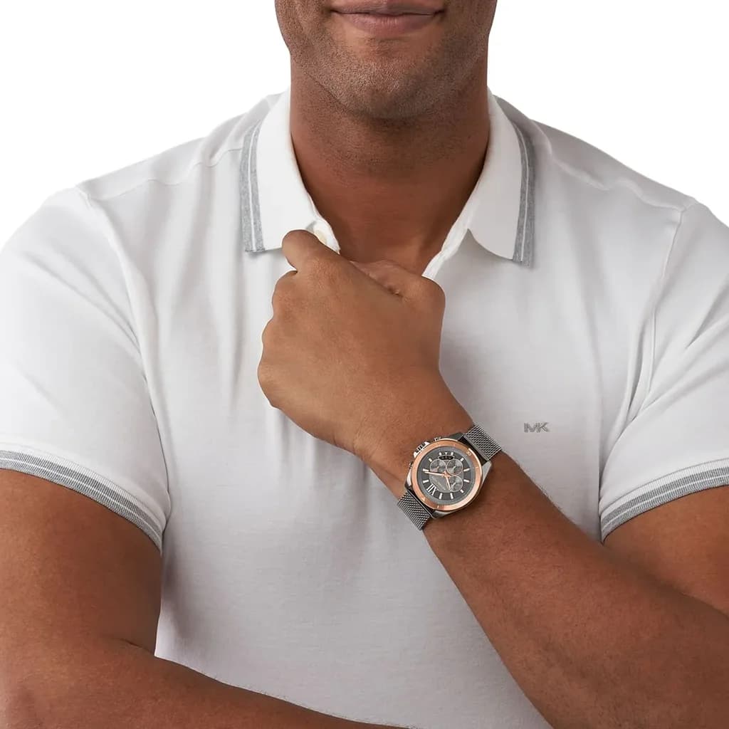 Michael Kors Men's Watch 44mm - MK8868 (Gray) 9