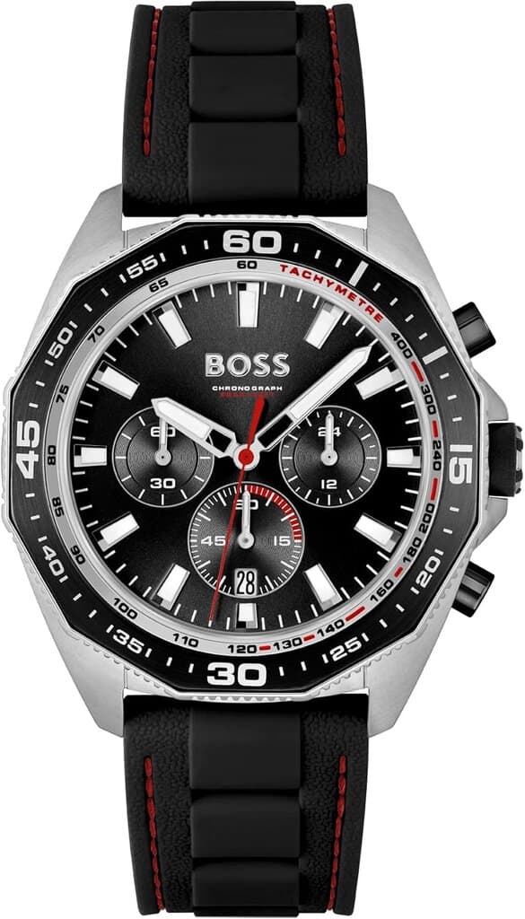 HUGO BOSS Chronograph Men's Watch 44mm - 1513969 (Black)