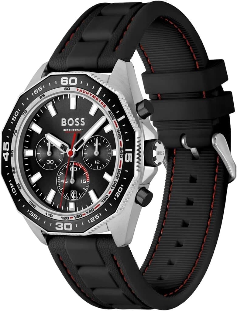 HUGO BOSS Chronograph Men's Watch 44mm - 1513969 (Black) 2