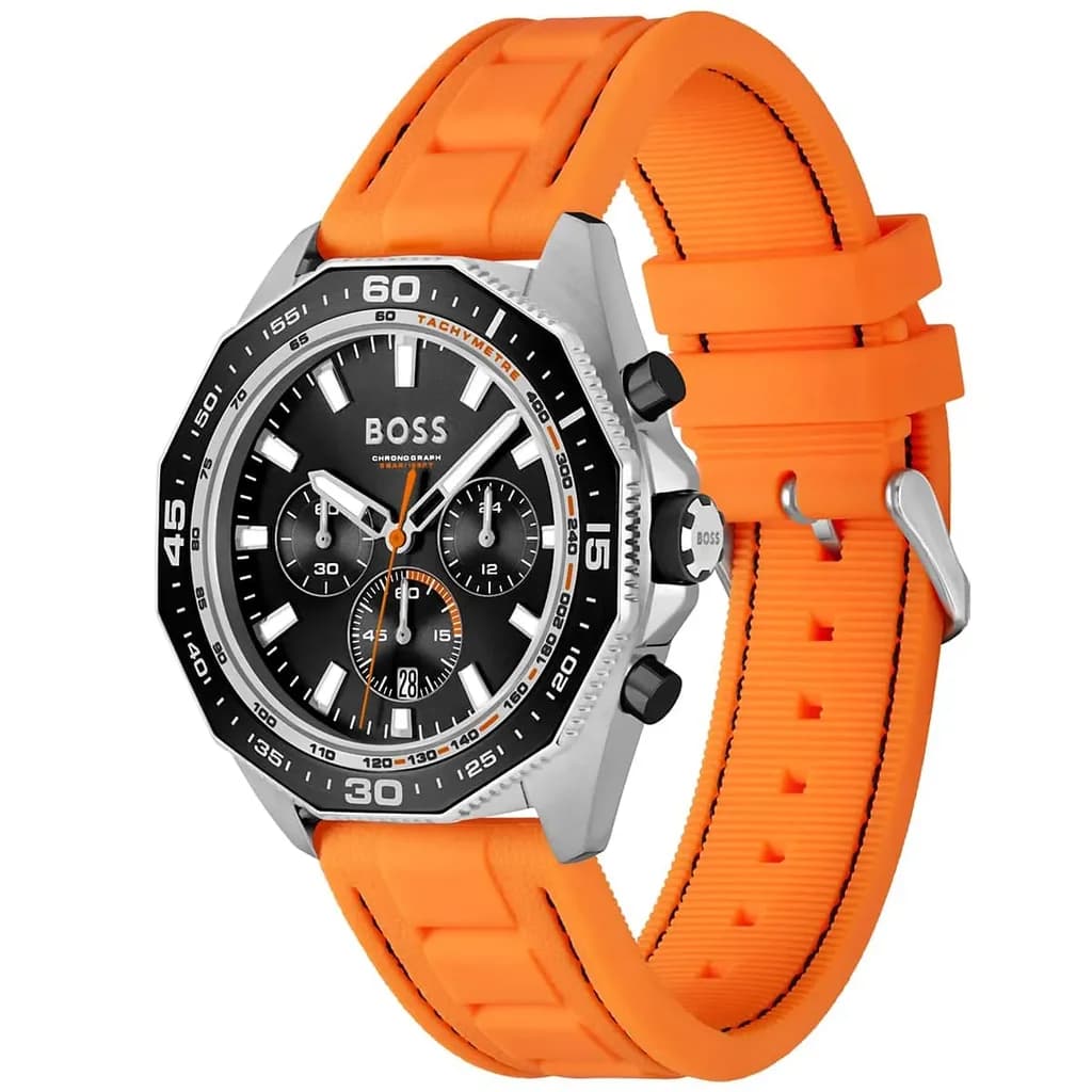 HUGO BOSS Men's Watch 44mm - 1513970 (Orange) 2
