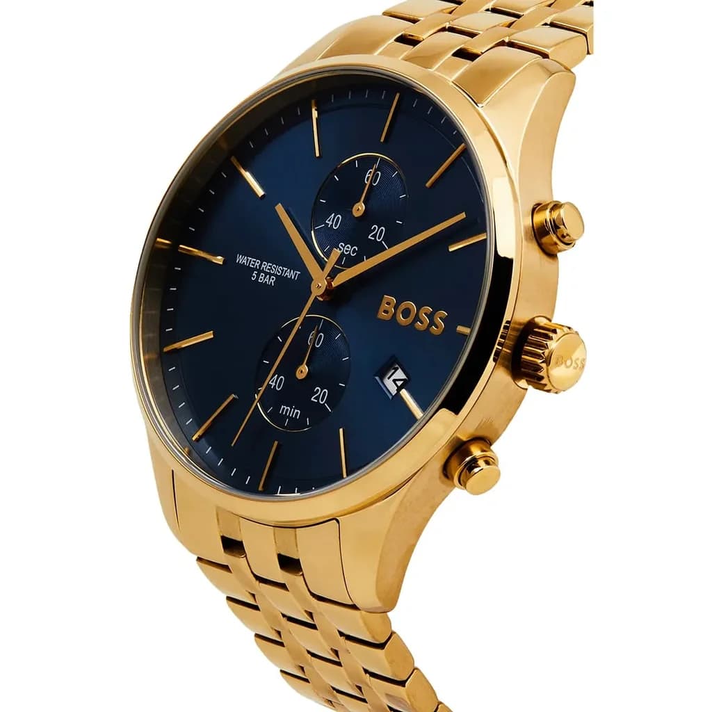 HUGO BOSS Men's Watch 42mm - 1513841 (Gold) 5