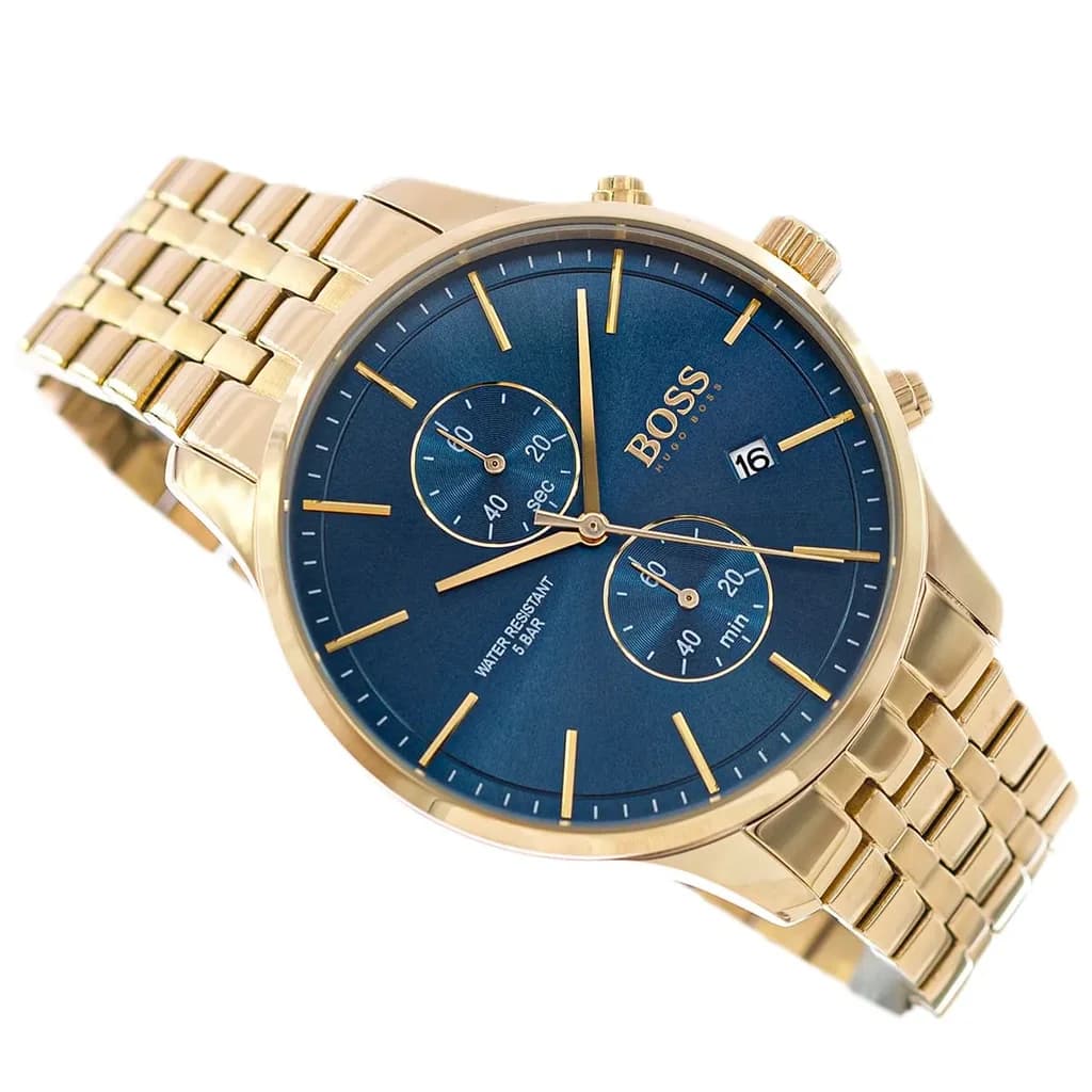 HUGO BOSS Men's Watch 42mm - 1513841 (Gold) 8